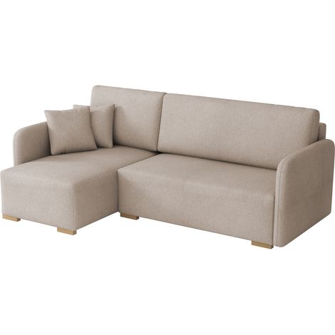 Sofá rinconero Columbus 245, Velo 623, Función de descanso, Almacenaje, 220x140x85cm, 0 (1/5)