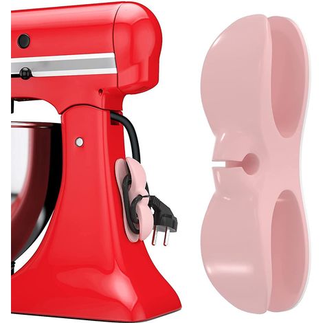2pcs Rose Organiseur Cordon Pour Appareils - Organisateur Adhsive Pour Petits Appareils Cuisine Enrouleur De Cordon Support De Cordon Organiseur (1/5)
