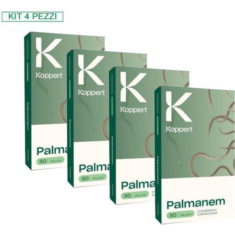 KOPPERT Kit 4 Confezioni Palmanem 50 milioni di nematodi (1/2)