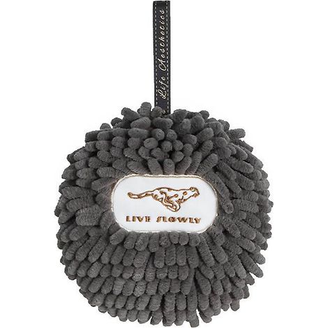 grisessuie Main Microfibre, Serviette Main Salle De Bain Essuie-mains Suspendus, Serviette Sche-mains Suspendue Forme De Lion  La Boule, Essuie-ma (1/5)