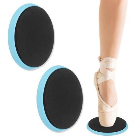 Lot de 2 Disques de fitness, Double face ABS et EVA, Glissement fluide, Yoga et Pilates, Usage domestique (1/5)