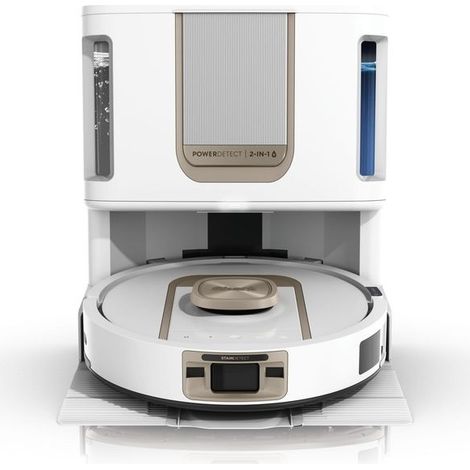 Shark RV2910XEEUWH Robot aspirapolvere e lavapavimenti Navigazione intelligente capacita' 0.6 L autonomia 120 min Wi-Fi colore Bianco