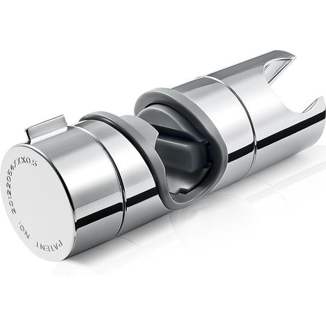 Support de pommeau de douche - Support de douche réglable en ABS 19-22 mm, support universel de remplacement pour barre de douche coulissante 18-25 mm, accessoires pour pommeau de douche (1/5)