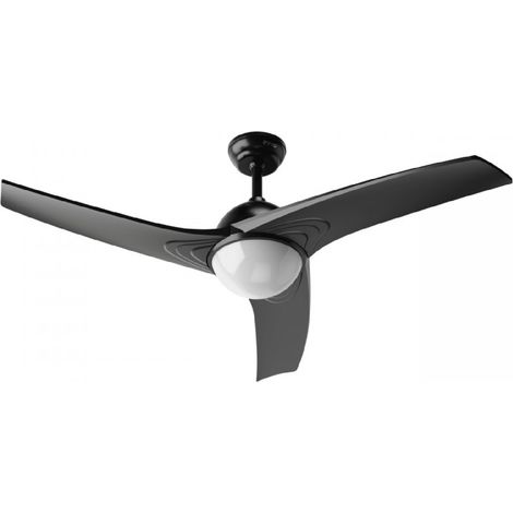 EVVO Deckenventilator mit LED-Licht und Fernbedienung, leise, Ø132 cm, 3 Flügel, DC-Motor 26 W, 6 Geschwindigkeiten, Timer (Modell: V5…) (1/5)