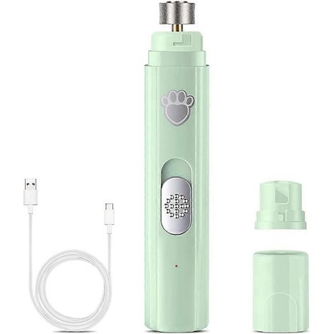 Lime à ongles électrique pour chiens, coupe-ongles pour animaux de compagnie, tondeuse à ongles rechargeable, indolore avec roue de polissage pour tous les animaux de compagnie (1/5)