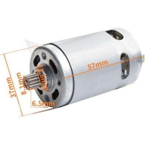 21V RS550 Bürstenmotor mit 14 Zähnen, geeignet für 4/6 Zoll Mini-Holzsägen (Kettensägenzubehör nicht im Lieferumfang enthalten) (1/5)