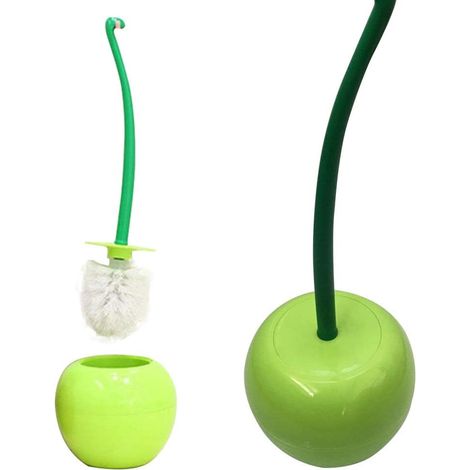 Brosse et support de toilette, ensemble combiné de support de brosse de toilette, bol de nettoyage de base robuste support compact caché (1/5)