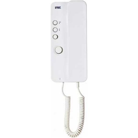 Urmet – Interphone Miro 1150/1 avec touche d'ouverture – Système audio 4+n – Boîtier ABS blanc – Compatible avec touches supplémentaires (1/3)