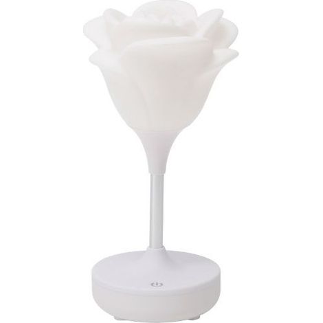 Lampe Rose - Veilleuse LED USB Rechargeable - Protection Des Yeux - Ambiance Chambre - 17,5 x 9,5 x 9,5 cm - 1 Pièce