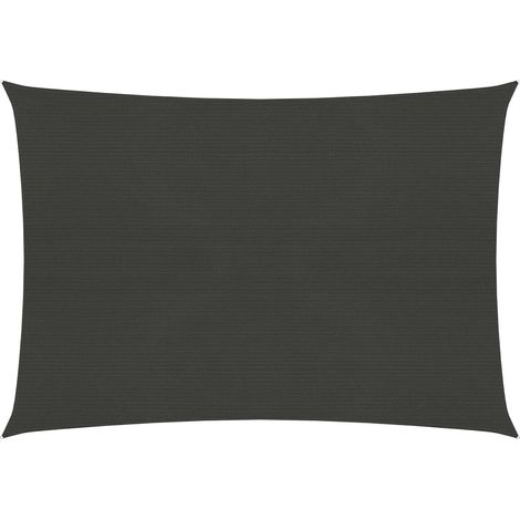 Vela ombreggiante 160 g/m² 3,5 x 4,5 m antracite HDPE 020008915