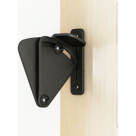 Quincaillerie de Serrure de Porte de Grange Loquet de confidentialité Coulissant en Acier Inoxydable pour Portes de Poche de Hangar de Placard Portes en Bois, Serrure de Porte coulissante Bo (1/5)