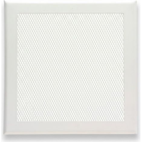 Grille de ventilation métallique avec cadre intégré 20x20 cm Blanc  Ventilation et conduits (1/5)