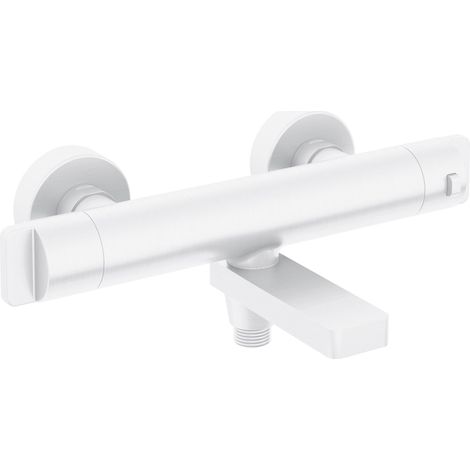Deante Batería bañera termostática blanco diseño tradicional