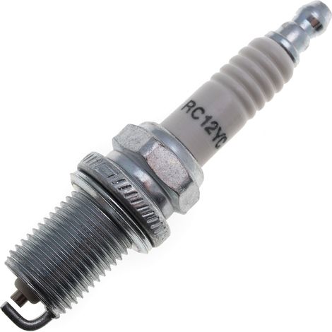 Jardiaffaires – Bougie d'allumage Champion RC12YC – Pour moteurs thermiques ACME, Briggs & Stratton, Honda – Dimensions : 16mm clé, 14mm filetage, 19mm longueur (1/3)