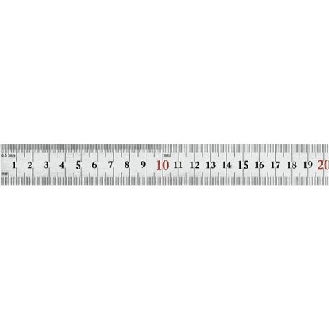 Regla medic 0500mm inox medid