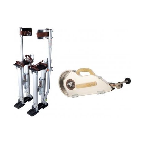 Kit échasses 60 à 101 cm + Banjo aluminium et sa roulette Banjoroll