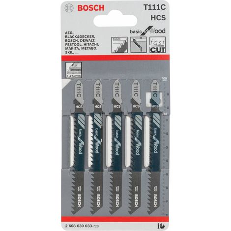 1CF BOSCH-A 5 LAME T 111 C PER SEGHETTO ALTERNATIVO