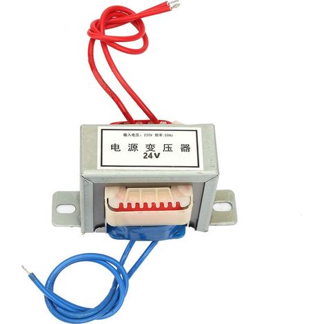 Transformateur - 220 V Vers 12 V Ou 24 V - 15 W - 50 Hz - Pour Alimentation Équipements Électriques - 1 Pièce (1/5)