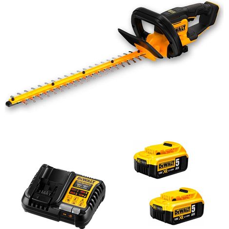 Tagliasiepi DeWALT DCMHT562P2 (2 x 5,0 Ah + DCB1104) (1/3)