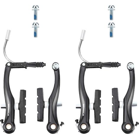 V-Bremsen-Set, hohe, transparente V-Bremsen für Mountainbikes, Falträder und Tourenräder, V-Bremsen aus Aluminium