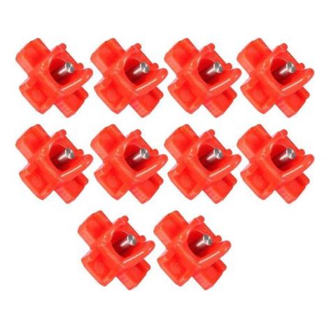 10pcs Abreuvoir Poulet, Eau tétine Poule Alimentateur Fournitures de Volaille Automatique, Distributeur d'eau Canard à Montage latéral Horizontal pour Abreuvoir d'eau Propre (1/5)