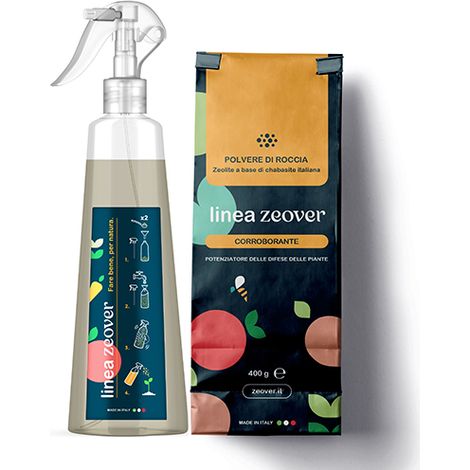 Zeolite a base di Chabasite e Phillipsite micronizzata, minore di 20 micron (400 g), con spruzzino (1/3)