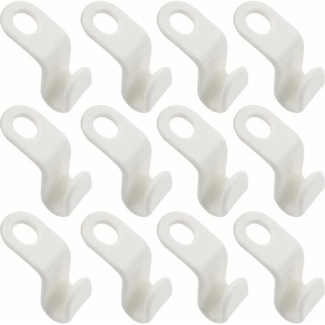 30 Pièces Crochets pour Cintres Plastique Crochet de Connexion de Cintre pour Penderie Économie D'espace (1/5)