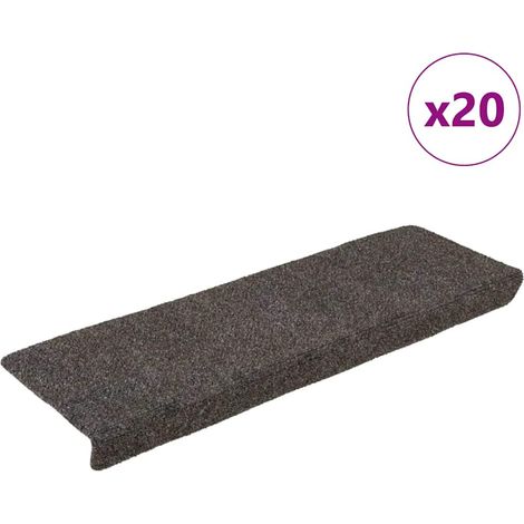 vidaXL Stair Mats Self-adhesive 20 pcs 65x21x4 cm Anthracite (1/5)