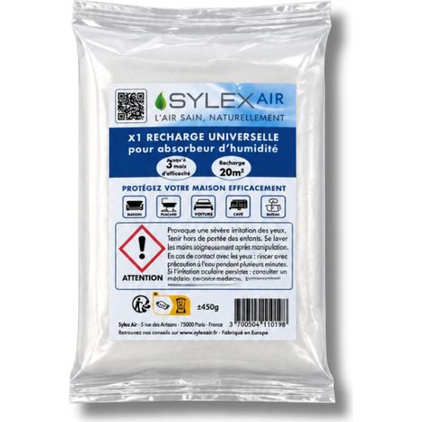 Recharge sachet individuelle 450g pour absorbeur d'humidité