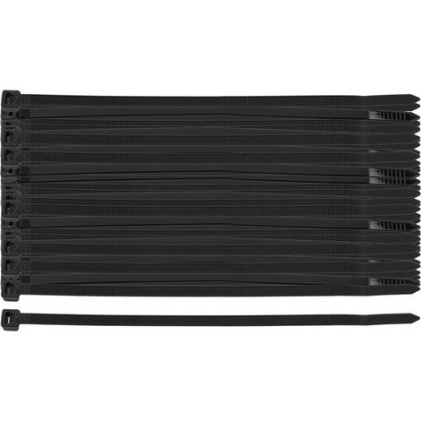 Bridas para cables Extreme de 4,8 × 150 mm, negras, 100 unidades. (1/5)