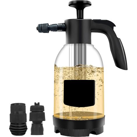 Pulvérisateur de mousse à pression portatif multifonctionnel, arrosoir Portable moussant pour le lavage de voiture 2L (1/5)