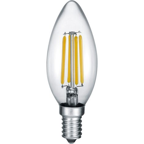 E14 Filament LED, 4,5 Watt, 470 Lumen warmweiß, Ø3,5cm, nicht dimmbar (1/4)