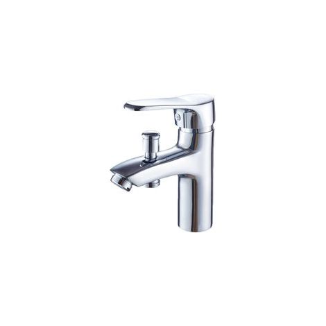 Tigrezy Robinet de douche robinet monotrou à double usage chaud et froid Alliage