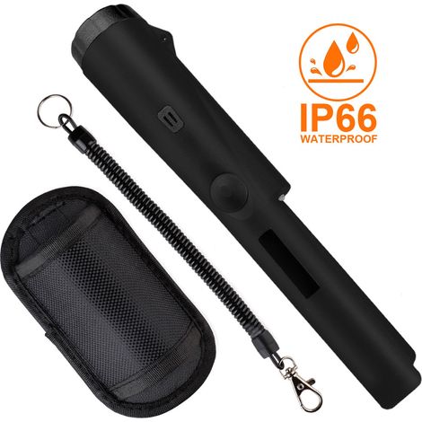 Détecteur de métaux portatif à main pour chasse au trésor en extérieur, baguette de détection en métal, outil de prospection compact (1/5)