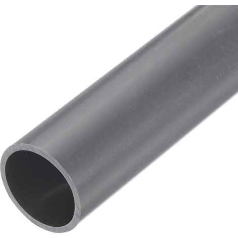 1 Pouce Tube Rigide PVC Tuyau Rond Tuyauterie Matériel Tuyauterie 27.2mm ID 32mm OD 9" Longueur Gris Clair Haute Résistance pour Tuyau D'Eau, Bricolage, Gaine Câble (1/5)