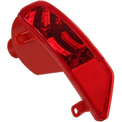 Couvercle Feu Antibrouillard Arriere - Pour Peugeot 3008 2009-2015 - Gauche Et Droite - 230 X 75 Mm - Rouge - Lot De 2 (1/4)