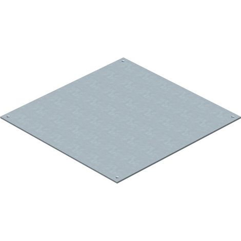 OBO Bettermann tapa ciega para UZD350-2/3 383x383x4 acero cincado en banda, 7400577