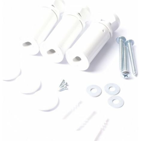 Kit de montaje en pared (x3) sfeg right bl, 098797 - toallero eléctrico atlantic (1/2)