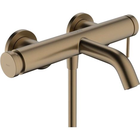Hansgrohe Tecturis S - Grifo de bañera, bronce cepillado 73422140 (1/3)