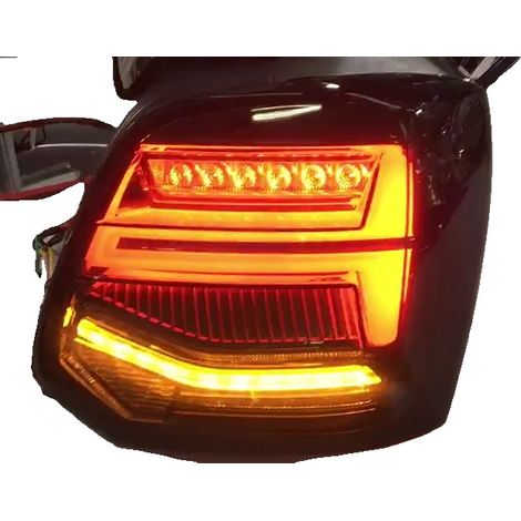 Fanale posteriore per auto, lampada a LED, prestazioni di lunga durata, compatibile con Polo 2011-2016, fumé (1/2)