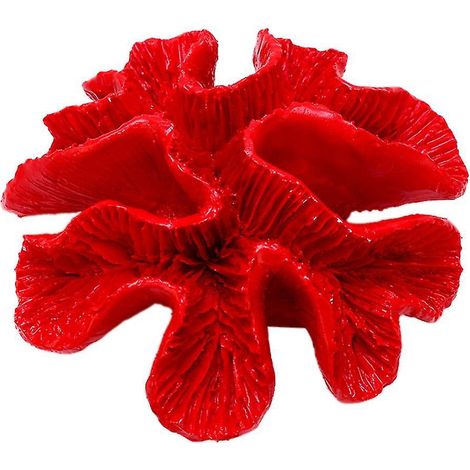 Ornement de corail artificiel en résine pour aquarium, imitation de plante marine, non toxique (1/4)