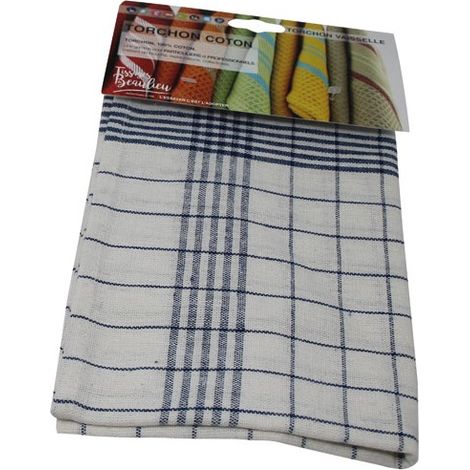 Torchon Comptoir Auvergnat 68x43cm - Tissages De Beaulieu