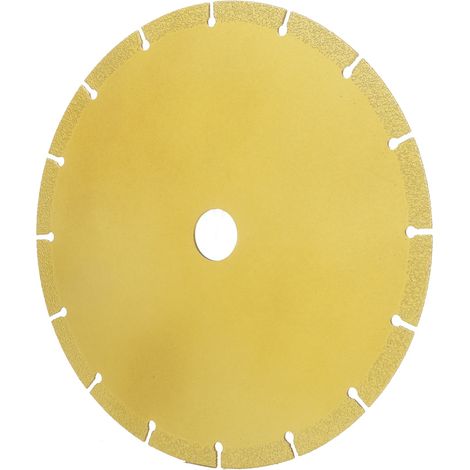 Lame de scie diamantée, disque à souder à segment circulaire pour la découpe du marbre, 230 x 25,4 x 10 mm (1/5)