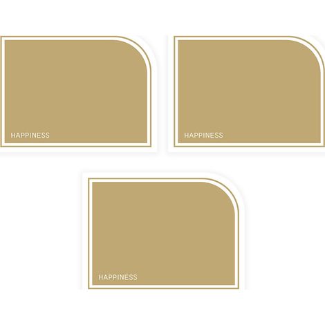 3 sets de table rectangulaires, PVC, 30x40 cm, lavables à la main, antidérapants, isolants thermiques (1/5)
