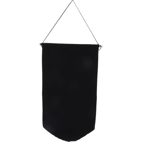 Panneau mural noir pour épingles, grand support de rangement décoratif à suspendre, idéal pour collection d'étiquettes et accessoires - S (1/5)