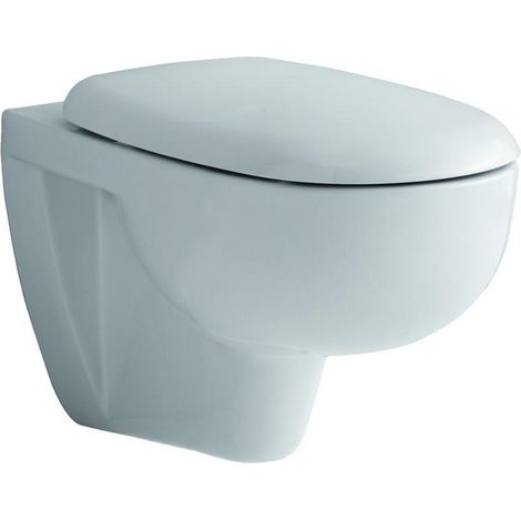GE Lineo by Citterio WC-Sitz, weiß Scharniere verchromt (1/2)