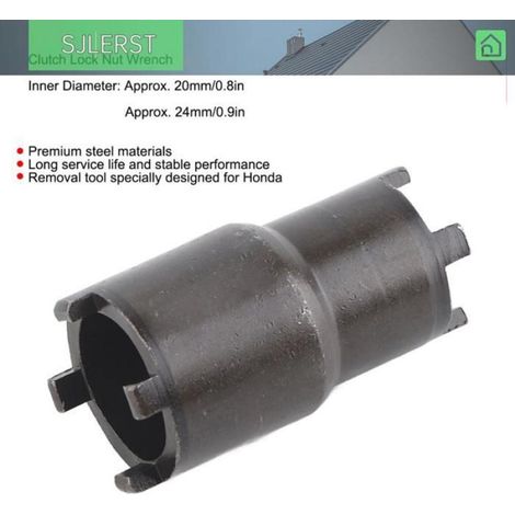 Extracteur D'Ecrou D'Embrayage - Acier - Pour Contre-Ecrou 14 Mm - Moto Modèles XR200 XR250 CRF50 CL CT SL XL - 1 Pièce (1/4)