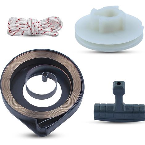 LinDuxe Rückstoßstarter-Riemenscheibenfeder-Kit für Husqvarna 55 51 50 Kettensäge 505303735 (1/4)