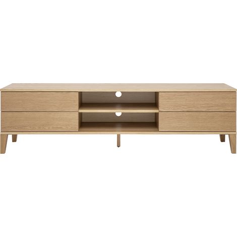 Mueble TV nórdico de madera clara 180 cm FREDDY (1/5)