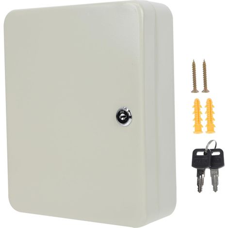 Armoire à Clés Boîte de Rangement pour Clés à Emplacements Coffret de Gestion (1/5)